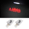 2 pcs Non-Fading LED Car Door Logo Lights Courtesy Projector
