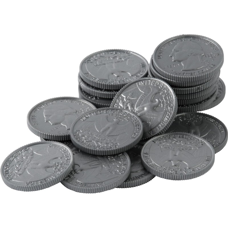 Teacher Created Resources Play Money: Quarters