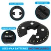 OYOCO Patio Umbrella Light 3 Brightness Modes Cordless 28 LED