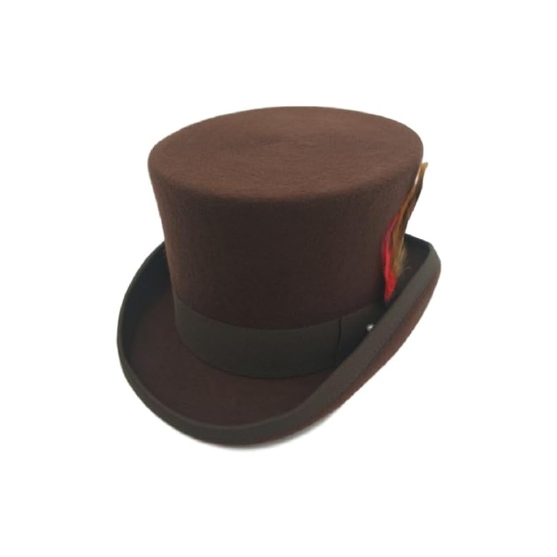 AB Hats Hand Made 100% Wool Satin Lined Top Hat