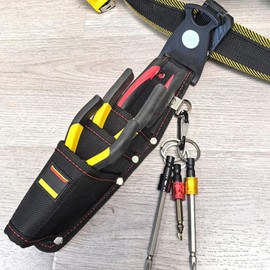 Belt Tool Pouch - Waterproof Carpenter Pocket - Portable Ergonomic Tool Organizer for Mechanic Electrician Plumbing Carpenter Gardening Construction Hunting
