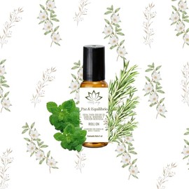 Aceite Escencial Roll Relaja Alivia Dolor Cabeza Migraña Menta Romero 5ml
