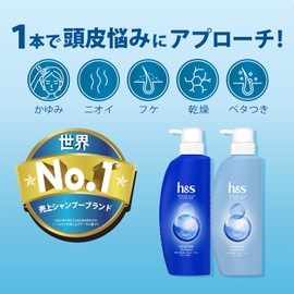 h&s Moisture Shampoo, Refill, Extra Large, Large Capacity, H&S