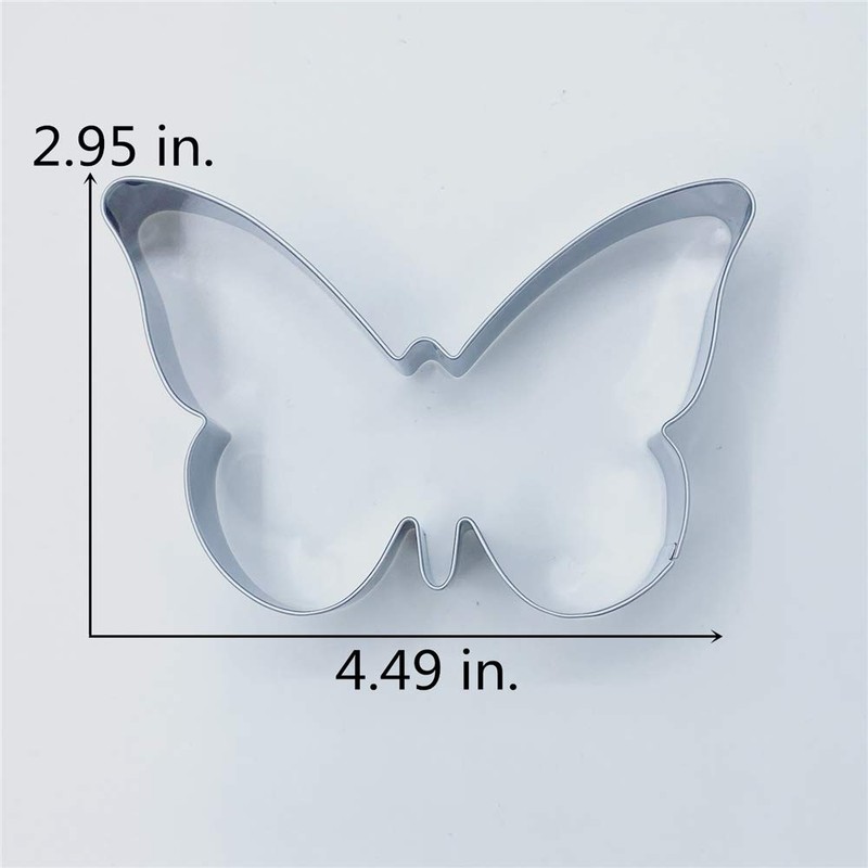 LILIAO Spring Butterfly Cookie Cutter - 4.5 x 3 inches