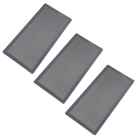 Audio Fan PC Case Dust Filter, Magnetic Sheet, Mesh, Plastic, Dustproof, 9.4 x 4.7 inches (24 x 12 cm), Set of 3