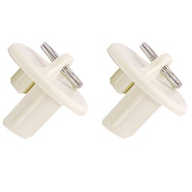 Universal 3-Pack Pull Ring end Cap,Replacement Shade Parts of Exterior Sun Shades Outdoor/Indoor Roller up Blinds (Beige)