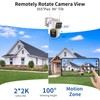 Luovisee Solar Security Cameras Outdoor Wireless,2.4G/5G WiFi Cameras for Home