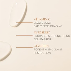 Skin 2.0 Exfoliante facial con vitamina C y cúrcuma - Probado por dermatólogos, exfoliante, iluminador, hidratante, antienvejecimiento, belleza limpia