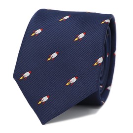 MENDEPOT - Corbata espacial para aviones, para astronautas, ovni, regalo de cumpleaños, día del padre, rocket, Medium