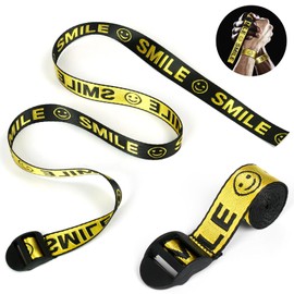 INNOLIFE Arm Wrestling Competition Match Strap Fixed, 43in Non-Slip, no Hand Injury, Professional Wrist Table Training Competition Rope(Yellow Black)