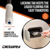 Deway Automatic Fuel Transfer Pump w/Hand Nozzle, AA Battery Powered,