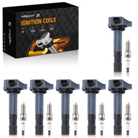 maXpeedingrods UF713 Set of 6 Ignition Coil Pack and Iridium Spark Plugs Fit for Acura RDX RLX TLX, for Honda Accord Crosstour Odyssey Pilot 2013-2019 V6 3.5L, Ignition Coil Kit Replaces UF-713