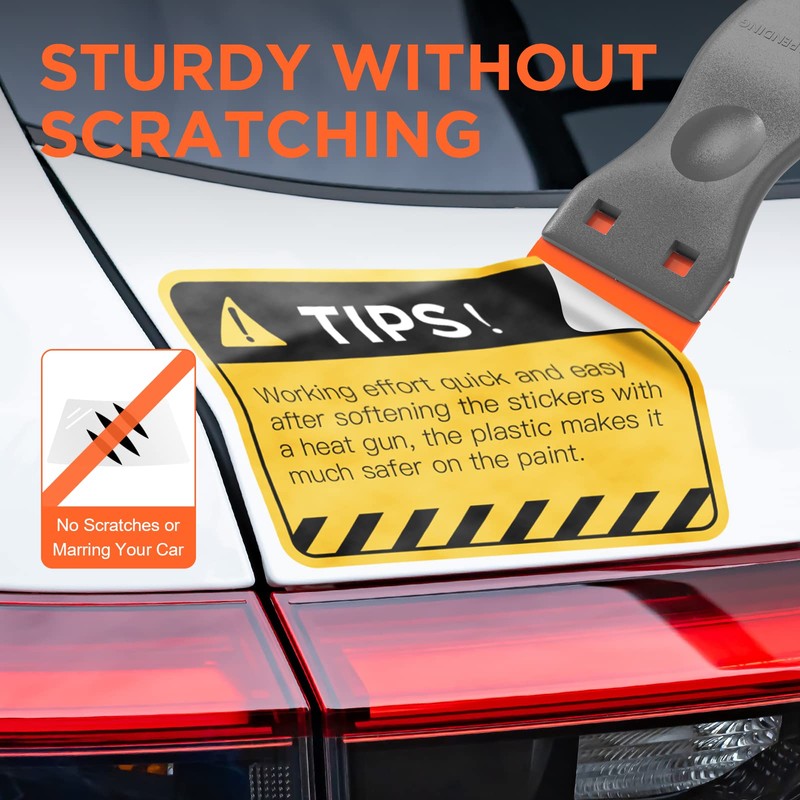 Plastic Razor Blades Scraper Tool - 2 Pack Wall Paint