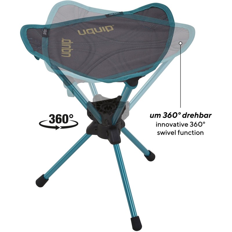 Uquip Camping Stool Three Sixty Mini 360° Lightweight Tripod Stool