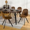 FurnitureR Swivel Dining Chairs Set of 4, Dining Room Chairs