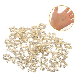 FRCOLOR 50Pcs Dragon Shape Rhinestone Nail Charms Elegant Manicure Decorations for Women Cute Nail Art Accessories for Stylish Designs for DIY Nail Art and Decoration