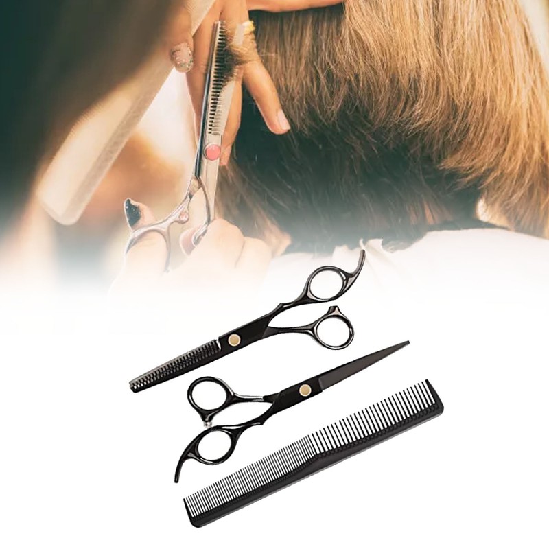 Hairdressing Shears Set Incisive Stainless Steel Professional Haircut Scissors Kit