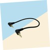 KONTONTY Stereo Audio Jack Cable Long Double Elbow Male to