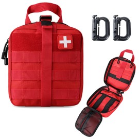 LIVANS First Aid Bag Empty Medical Ifak Pouch Molle EMT Pouches Rip-Away Tactical Military Trauma Emergency Medic Bag