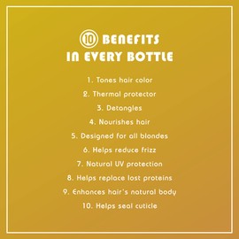 It's a 10 Haircare Miracle Leave-In for Blondes, 4 fl. oz.