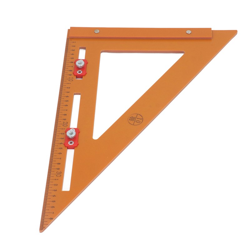 Rafter Square Multi Functional Drilling Positioning Triangle Ruler Carpenter Measuring