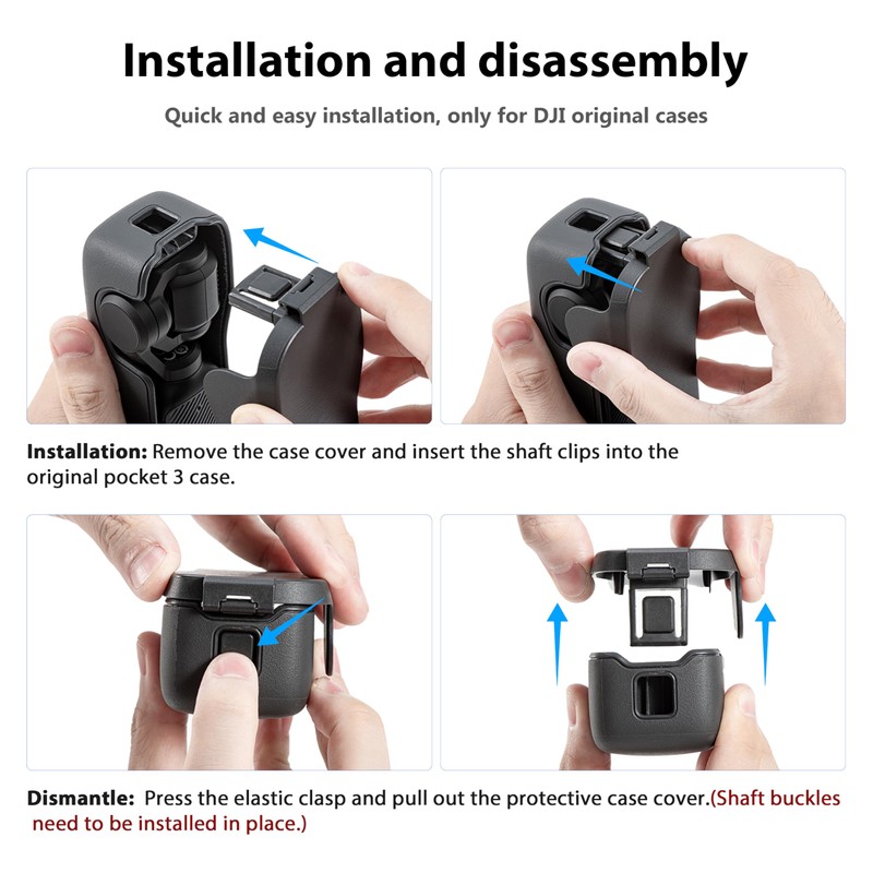STARTRC PHOTO Pocket 3 Protective Case Lens Hood Special Design