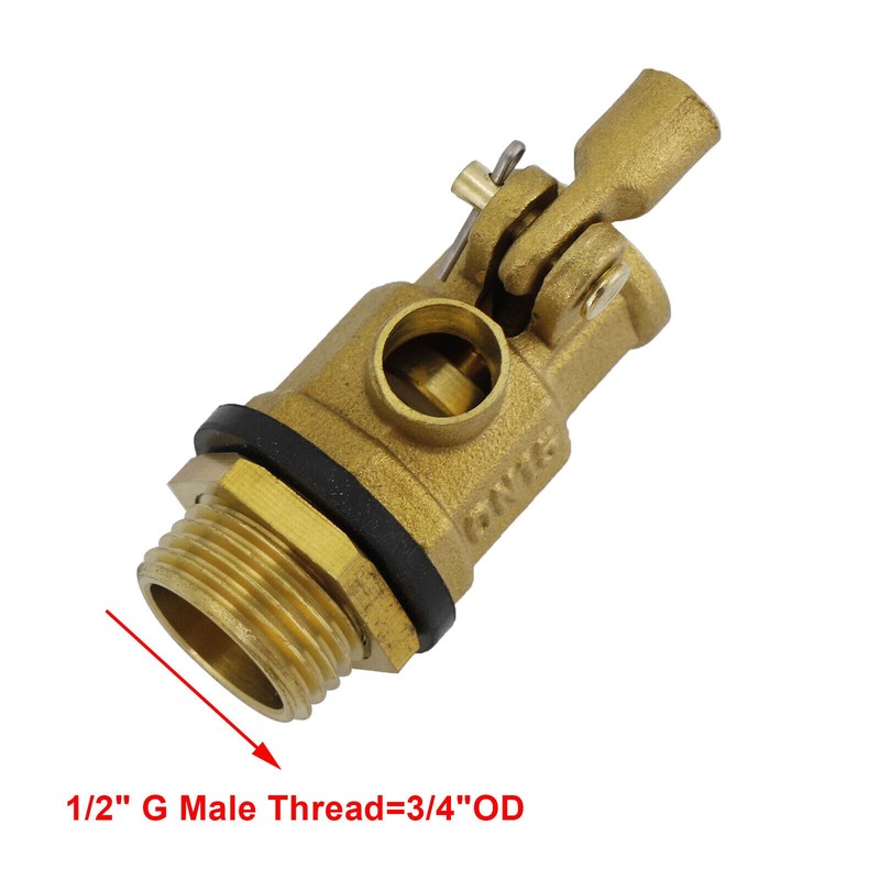 1/2" Threaded Float Ball Valve – Stainless Steel Float Valve