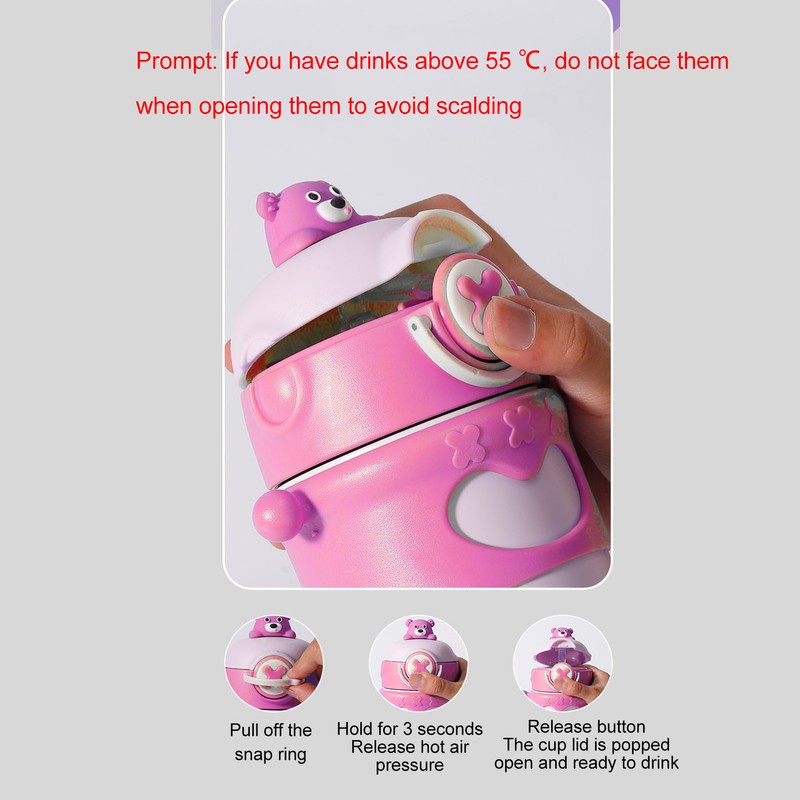 Water Bottle Portable Large Capacity Stainless Steel Vacuum Cup Outdoors