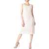 iB-iP Women's Modal Knee-Length Comfortable Straight Underdress, White