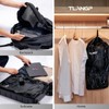 TLANGP Travel Vacuum Bags, with Pump, Suitable for Carry-On Luggage