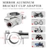 KVAEY 2PCS Motorcycle Handlebar Mirror Mount Holder, 8mm 7/8" Handlebar