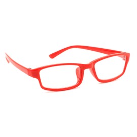 4sold Slim Damen Herren Lesebrille +0.50 +0.75 +1.0 +1.5 +2.0 +2.5 Blaufilterbrille Blaues Licht und UV Schutzbrille Bildschirmbrille fortgeschrittene Gamer Gamingbrille Computerbrille (Red, 2.50)