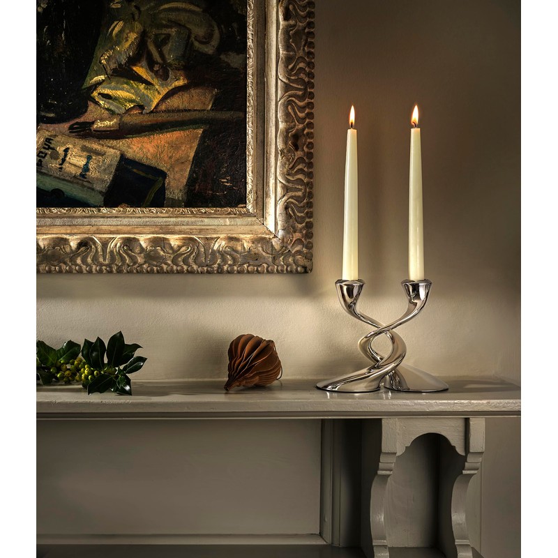 Robert Welch Windrush Candlestick. Made from Stainless Steel.