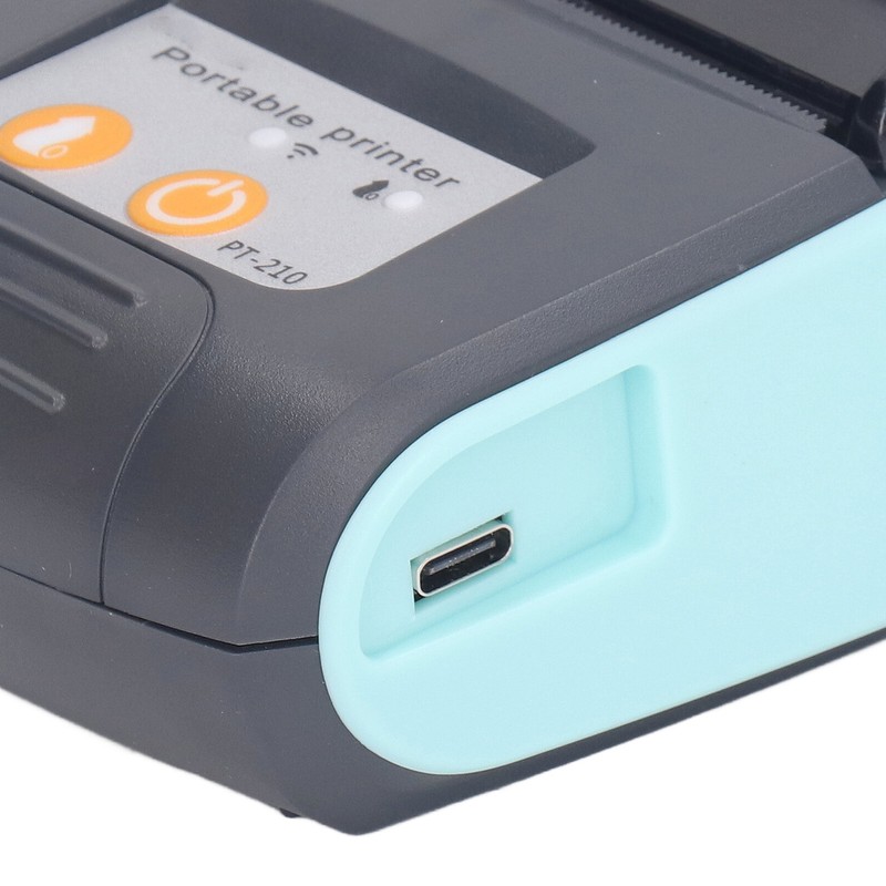 Bluetooth Thermal Printer 58mm Label Printer Pocket Printer 100‑240V for
