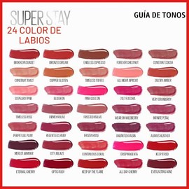Maybelline New York SuperStay 24 2-Step Long Lasting Liquid Lipstick & Lip Balm, Long Wear Makeup, High-Impact Lip Color with Microflex Technology, Sa