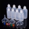 BENECREAT 8pcs 50/100ml Needle Tip Bottles Multi-Purpose Precision Applicator Bottle