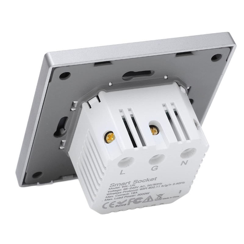 Smart Outlet, UK Plug 95-245V Energy Saving Smart Socket ABS