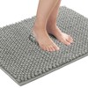 Turquoize Bathroom Rugs Non-Slip Chenille Bath Mat for Bathroom 17