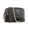GUESS Damen Noelle Crossbody CAM Handbag, Coal Logo