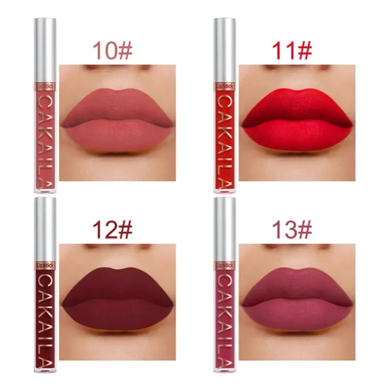 Brillos Labiales Cakaila Mixed Color 10 Pzs Impermeables