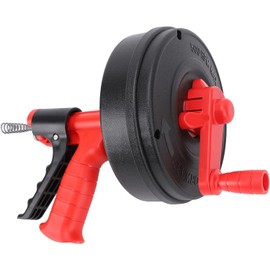 Snake Clog Remover, 65 Serpiente de Plomería Flexible de Acero Al Manganeso para Inodoro, Bañera de Cocina, Taladro de Drenaje Manual/accionado por Taladro para la Eliminación de