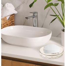 Popular Bath Capri, jabonera, Beige