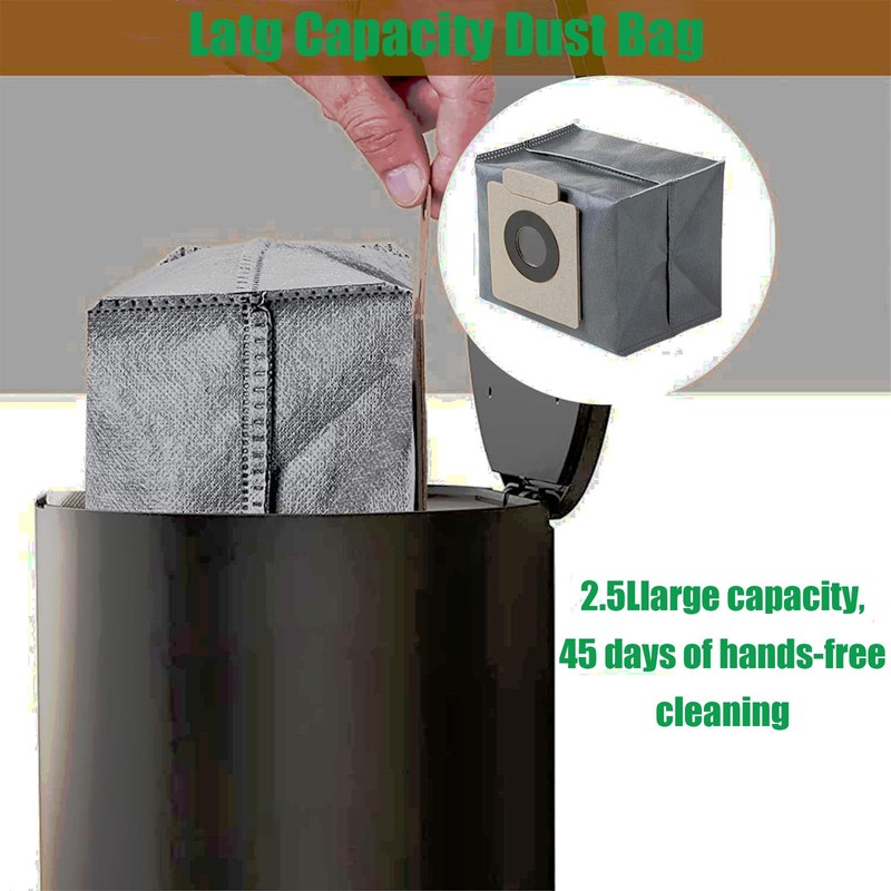 GIONAR 10 Pack Dust Bags for Eufy Clean X8 Pro