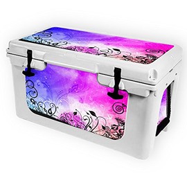 MightySkins (Cooler Not Included) Skin Compatible with RTIC 45 Cooler (2017 Model) - Rise and Shine | Protective, Durable, and Unique Vinyl Decal wrap Cover | Easy to Apply | Made in The USA