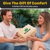 Bamboo Couch Cup Holder for Drink & Snack, Couch Arm