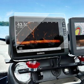 XXCIWP (2pack) Fishfinder Tempered Glass Screen Protector for Gar*min EchoMAP Ultra 122sv 125SV 126SV & Ultra 2 122SV Fishfinder 12Inch Gar*min EchoMAP Screen Protector Accessories Anti-Scratch HD Clear