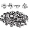 Akamino 100 Pack 1/4"-20 T-nut, 304 Stainless Steel Threaded Insert,