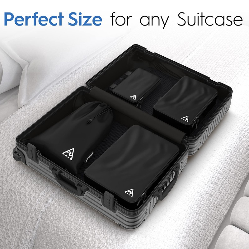 4-Piece Deluxe Compression Packaging Cube - Maximize Space In Luggage