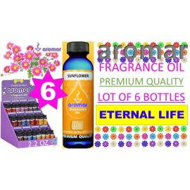 Aromar 6 AROMAR 2.2oz FRAGRANCE OIL 24 PREMIUM QUALITY SPA COLLECTION (Eternal Life 6)