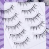 LZM False Eyelashes, Natural Bunching Eyelashes, 100% Handmade False Eyelashes,